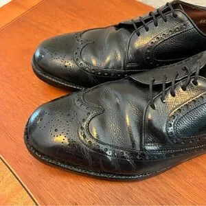 Allen Edmonds Baltic Vintage Short Wing Black V-Cleat Derby Size 11 Allen Edmonds Baltic Vintage Short Wing Black V-Cleat Derby  main image 3